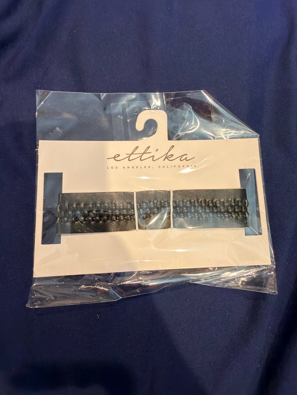 ettika Black chocker necklace